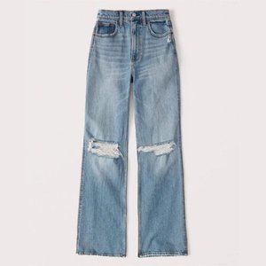 Abercrombie Ultra High Rise 90s Relaxed Jeans - Vintage Denim